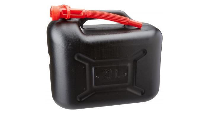 Fuel Can - 20L - Black Plastic