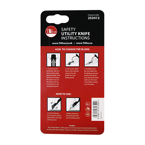 Montravia Ltd Safety Utility Knife   253412 