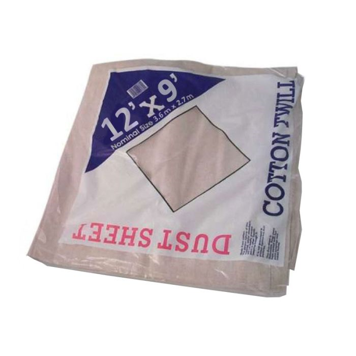 Heavy Duty Dust Sheet - 12 x 9