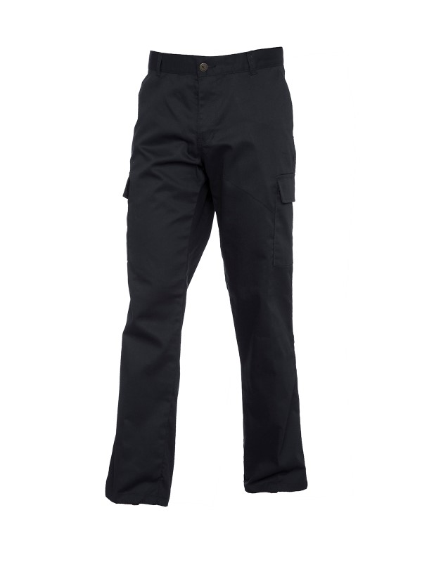 Ladies Cargo Trousers - Black - Size 14