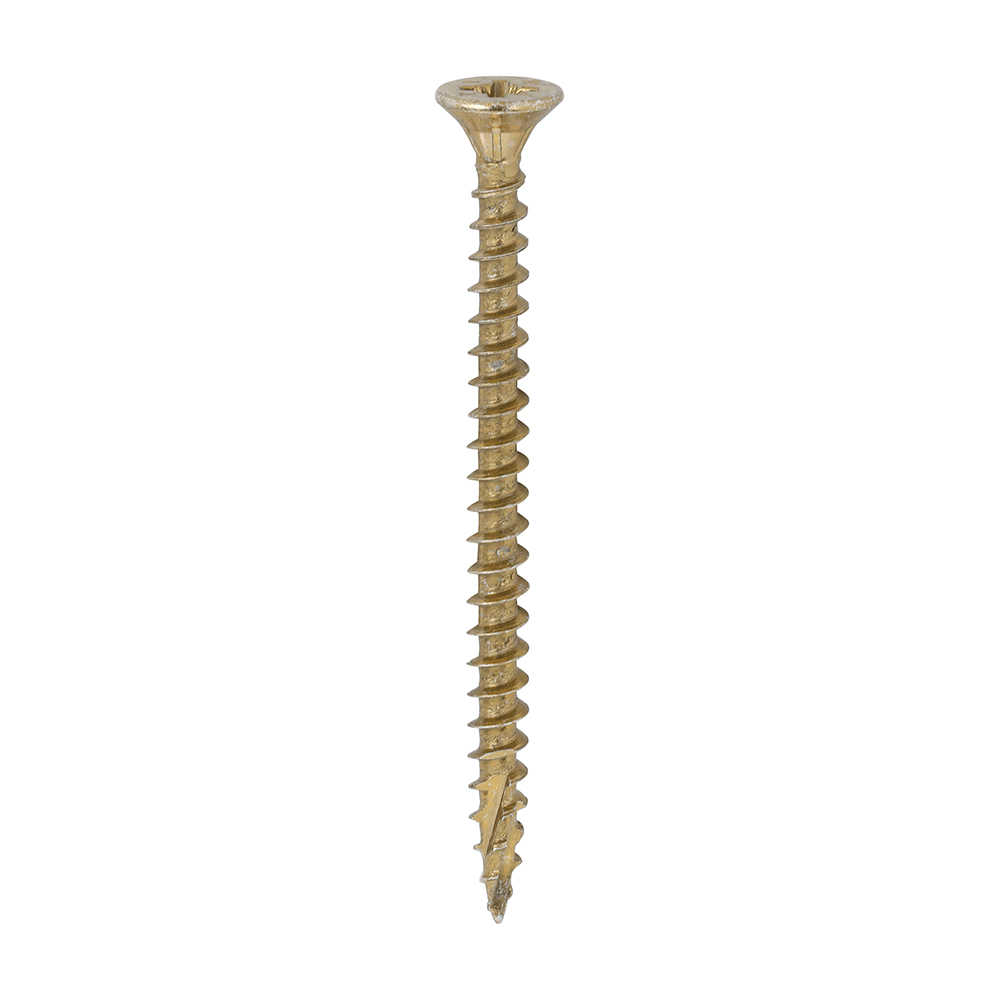 4.5 x 60 C2 Screw PZ CSK - Yellow