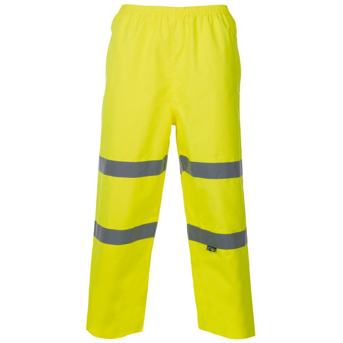 Hi Vis Breathable Trousers - Yellow - Large