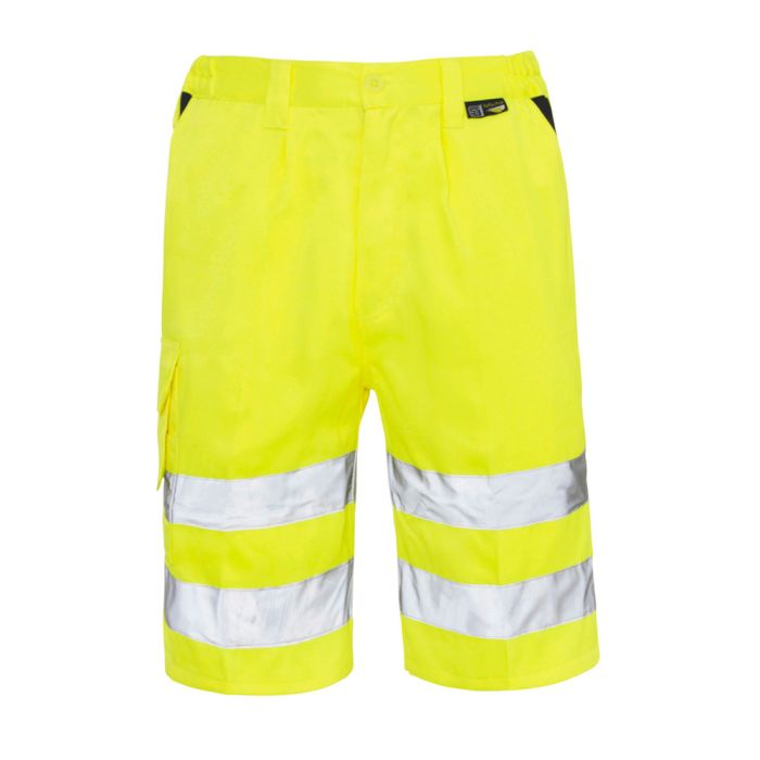 Hi Vis Yellow Shorts - Medium