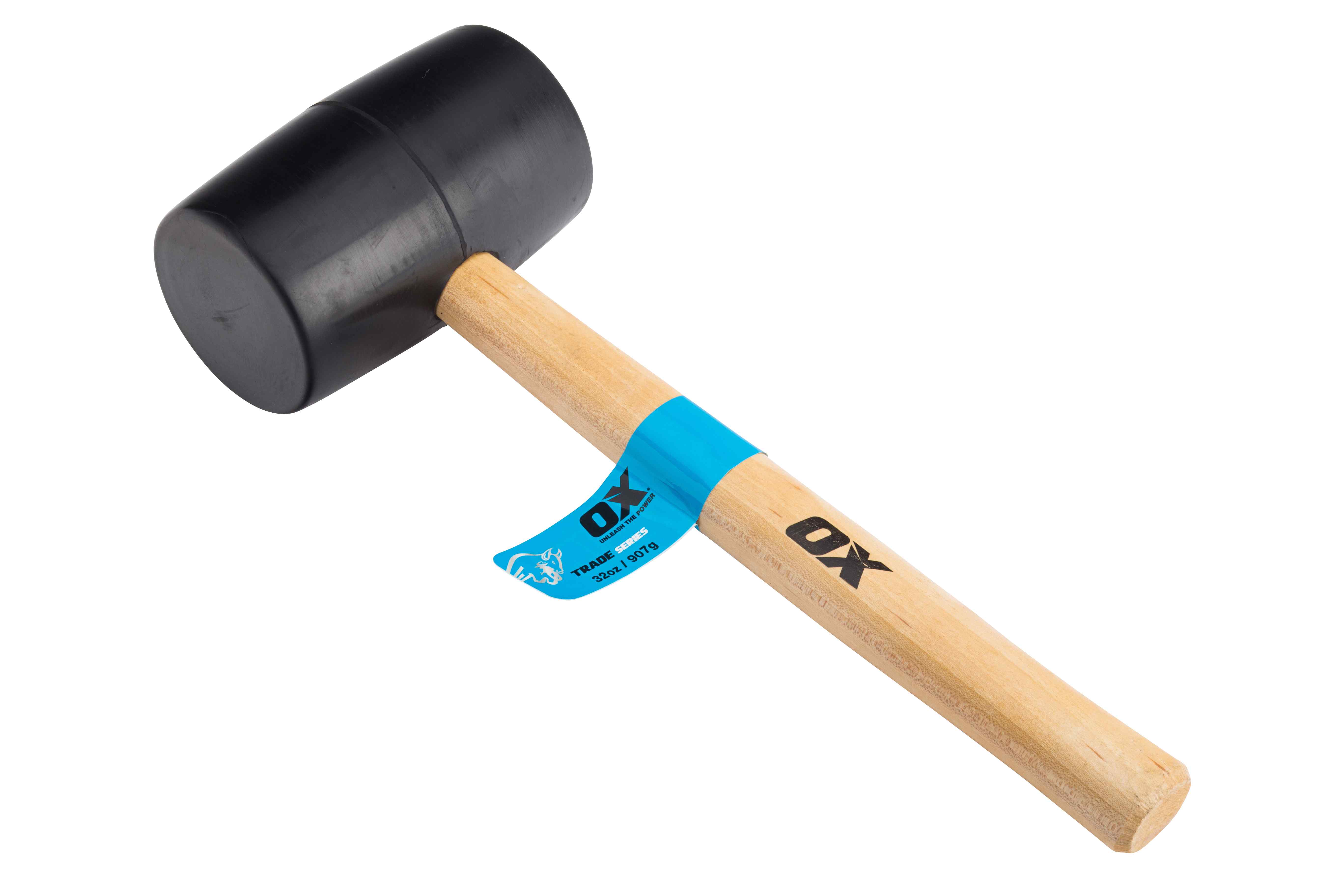 OX TRADE BLACK RUBBER MALLET 32 OZ