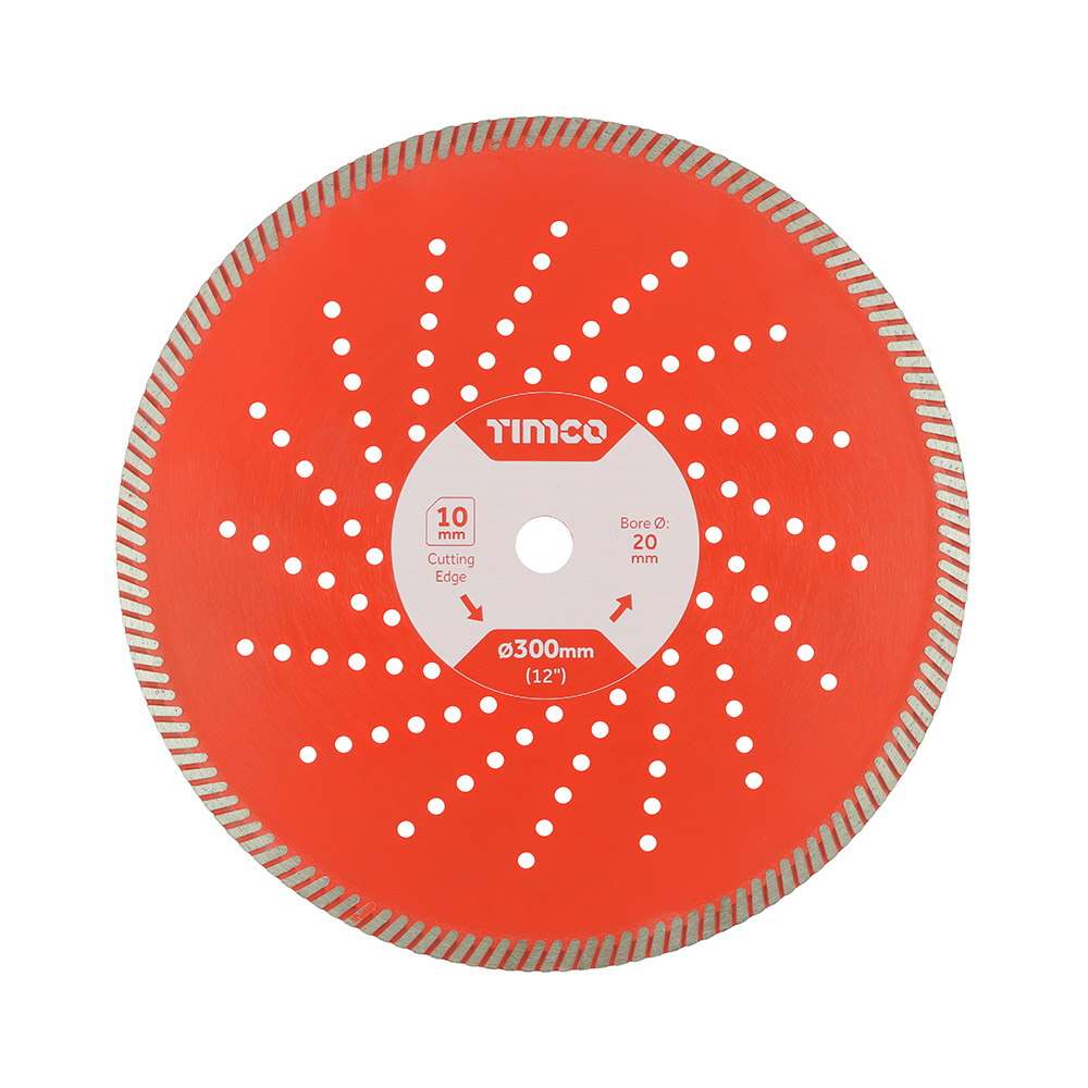 300 x 20 Premium Diamond Blade - Turbo Continuous