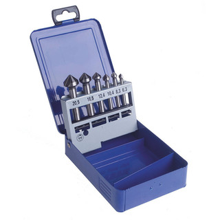 DART 90 Deg 3 Fluted Countersink 6 Piece Set
