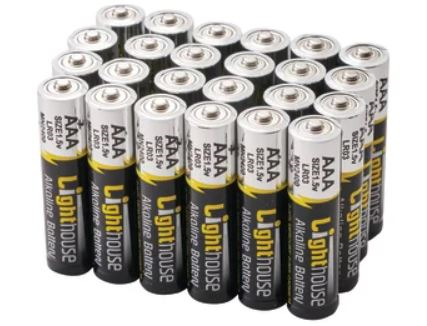 Lighthouse AAA Battery Pack - 24 Pack