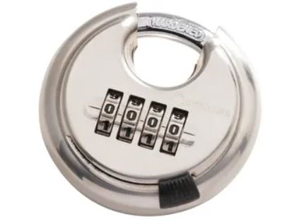 Defender 70mm Diskus Combination Padlock