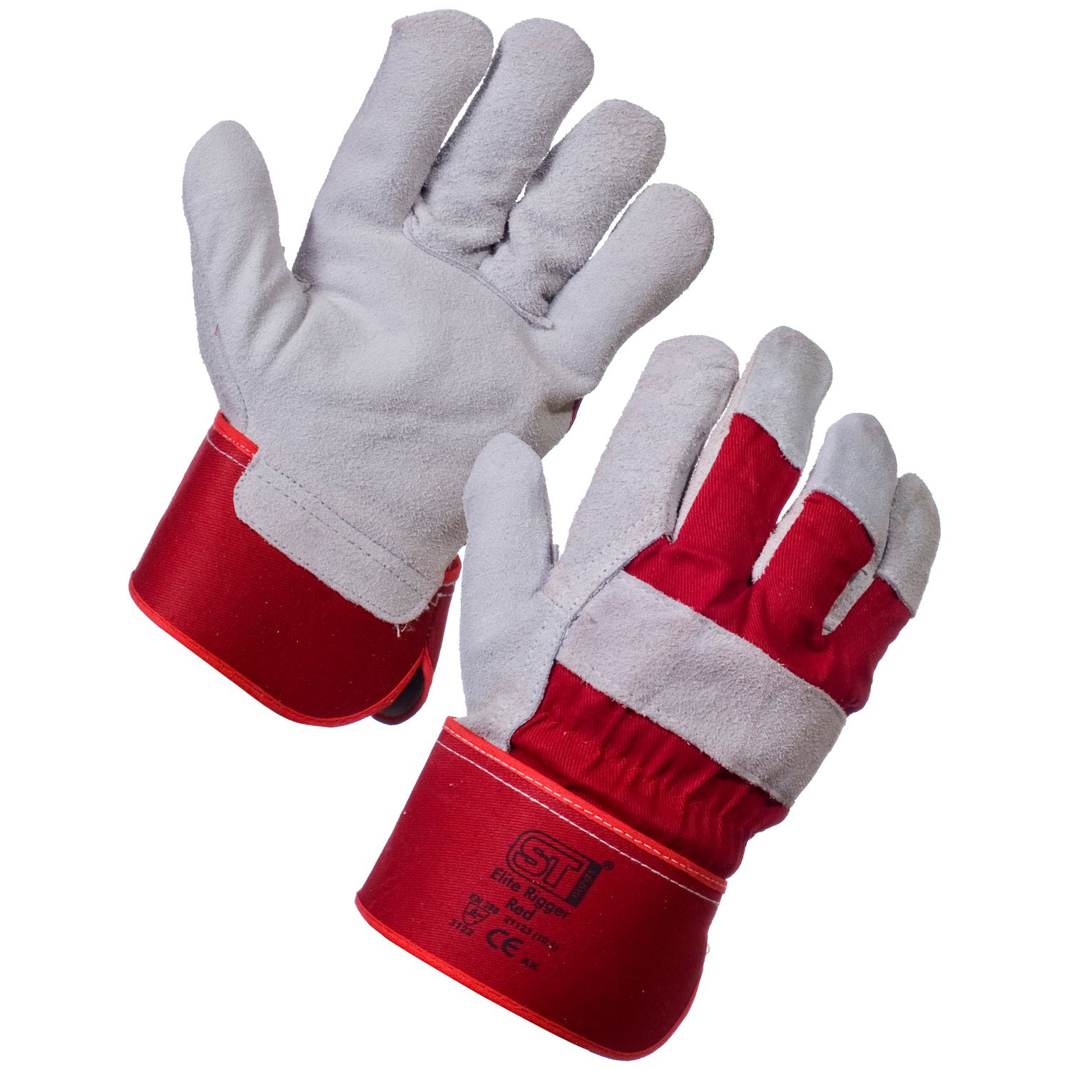 Elite Rigger Red Gloves - Size 10