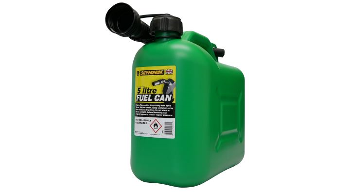 Fuel Can for Unleaded Petrol - Green - 5L