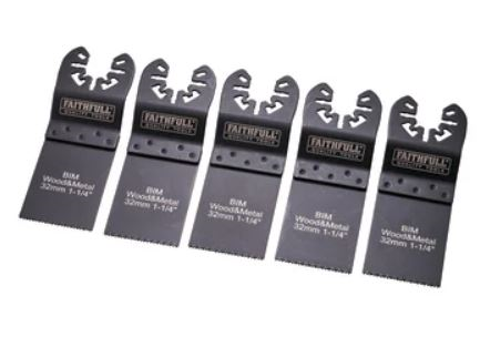 Faithfull 5 Piece Multi-Tool Set