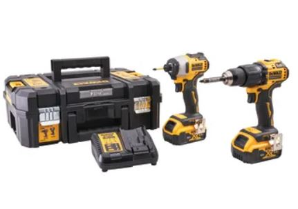 Dewalt 18v Combi & Impact Drill - Twin Pack