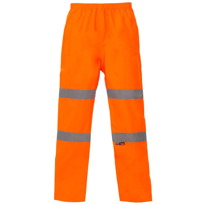 Hi Vis Breathable Trousers - Orange - 2XLarge