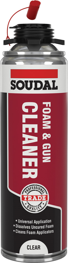 FOAM & GUN CLEANER CLEAR 500ML