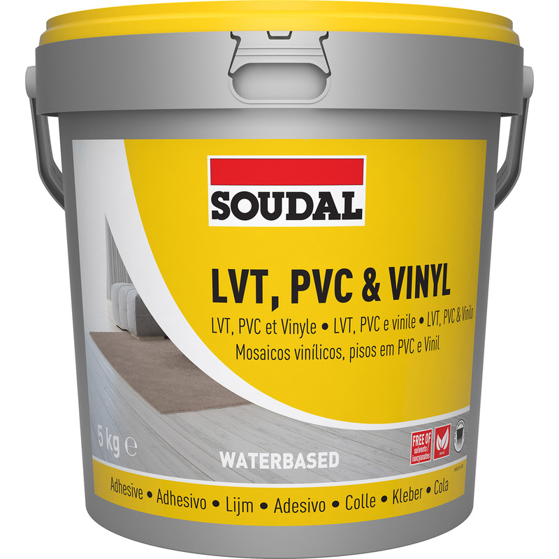 LVT, PVC & Vinyl Adhesive - White - 13Kg