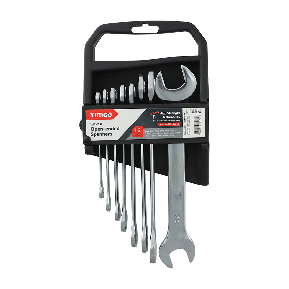 Spanner Set - Open Ended - 8pcs